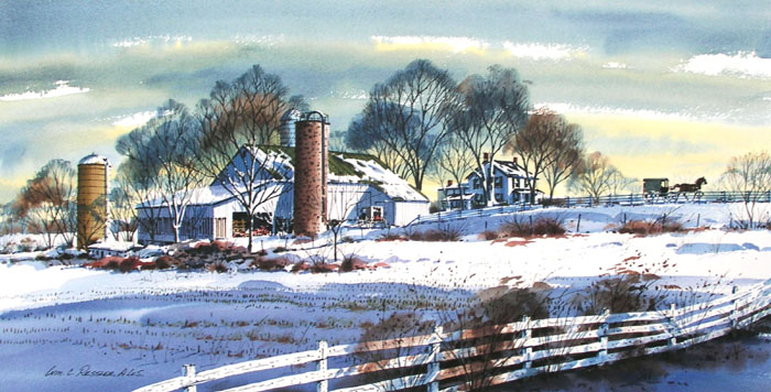 Amish Country Giclee by William Ressler