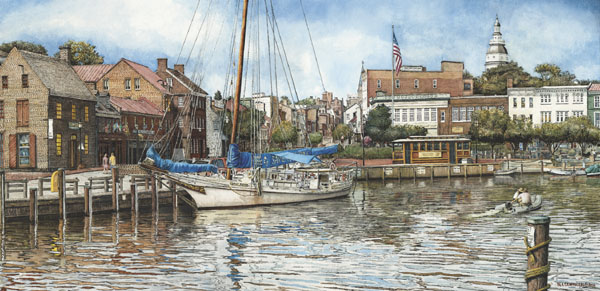 Annapolis City Dock by Nick Santoleri