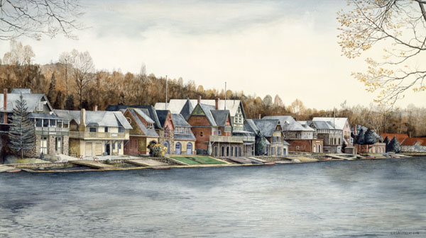 Boathouse Row by Nick Santoleri