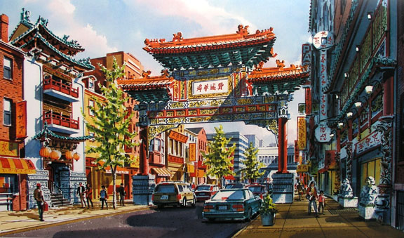 Chinatown Philadelphia by William Ressler