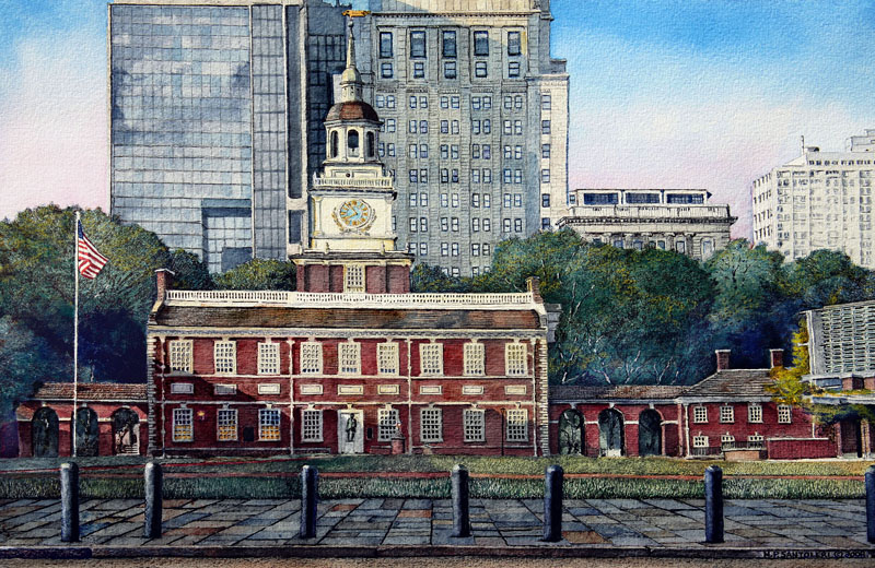 Independence Hall 3 by Nick Santoleri