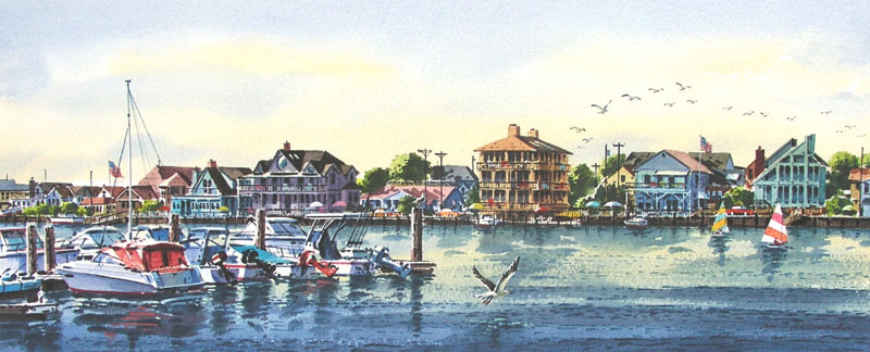Morning on the Bay I Giclee by William Ressler