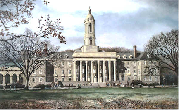 Penn State Old Main by Nick Santoleri