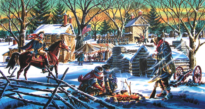 Valley Forge Winter Giclee by William Ressler