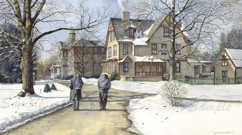 Winter Walk to Class by Nick Santoleri